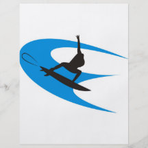 Surfer-Entwurf Personalisierte Flyer