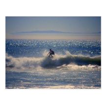 Surfer in Huntington Beach, Kalifornien Postkarte