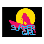 Surfer-Mädchen Postkarten