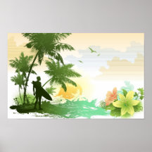 Surfer-Thema Posterdrucke