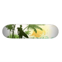 Surfer-Thema Skateboard Bretter