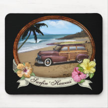 Surfin Hawaii Mousepad