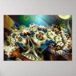 surreal Pflanze Plakat