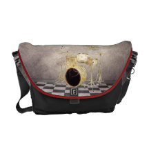 Surreal Trommel-Musik-Rickshaw-Botetasche Kuriertaschen