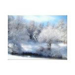 Surrealer Schnee Leinwanddruck