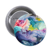 Surrealismus-Farbe Anstecknadelbuttons