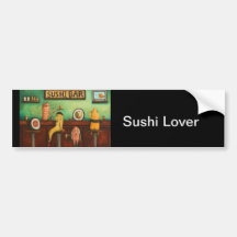 Sushi-Bar Auto Aufkleber