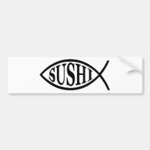 Sushi-Fische Autosticker