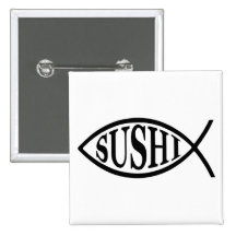 Sushi-Fische Buttons