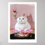 Sushi-Katzen-Sashimisweetie-Druck Plakat