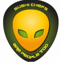 Sushi-Köche sind Leute auch Ausschnitte