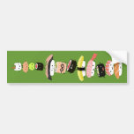 Sushi-Stapel - ein glücklicher Turm von Kawaii Fre Auto Sticker