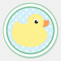 Süße Baby-Enten-Aufkleber