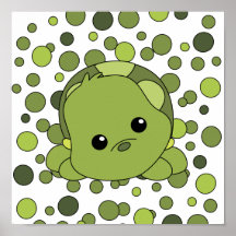 Süsse-Baby-Schildkröte Plakat