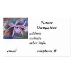 Süße Orchideen-Visitenkarte