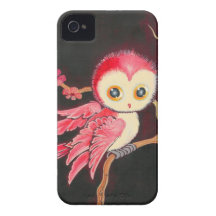 Süße rote Eule iPhone 4 Case-Mate Hüllen