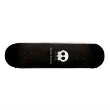 Süsse-Schädel-Schwarzes Skateboardbretter