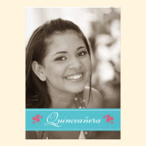 Süße Schmetterlinge Quinceanera Einladung (Aqua) einladungen
