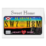 Süße Zuhause-Alabama-Gruß-Karte