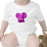 SÜSSER BABY-ABNUTZUNG rosa Elefant-Strampler