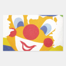 Süßer Clown Aufkleber