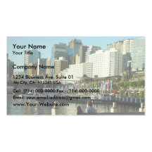 Süßer Hafen in Sydney bei New South Wales Visitenkarten Vorlagen