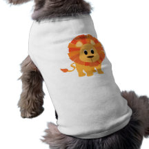 Süßer Löwe Hund T-shirts