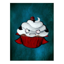 Süßer Vampirs-kleiner Kuchen Postkarte