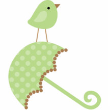 Süßer Vogel-Babyparty-Kuchen-Deckel Photo Skulptur