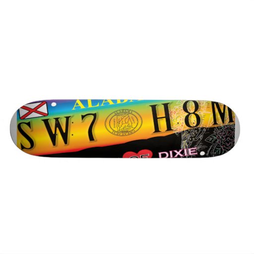 Süßer Zuhause-AlabamaSkateboard (Volldeckung) Individuelle Decks