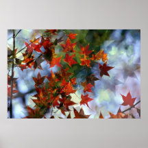Süßes Herbst-Plakat