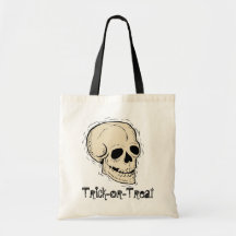 Süßes sonst gibt's Saures Tasche (Schädel)
