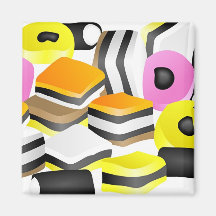 Süßholz Allsorts Kühlschrankmagnete