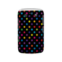 Süßigkeit färbt Polka-Punkt-BlackBerry-mutigen Kas Blackberry Case