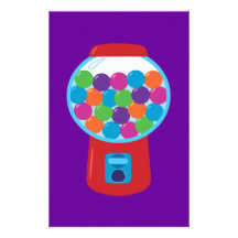 Süßigkeit Gumball Maschine Personalisiertes Druckpapier