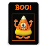 Süßigkeits-Mais-Halloween-Einladung