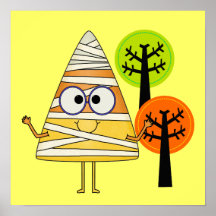 Süßigkeits-Mais-Mama Halloween Posterdrucke