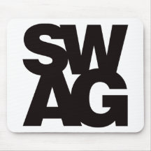 Swag - Schwarzes Mauspad
