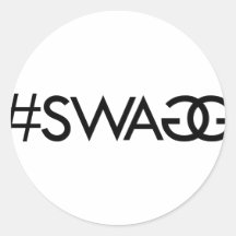 SWAGG, #SWAGG AUFKLEBER