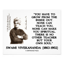 Swami Vivekananda wachsen vom Innere - besitzen Si Individuelle Einladungen