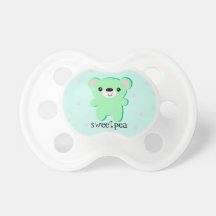 Sweet Pea Bear Pacifier