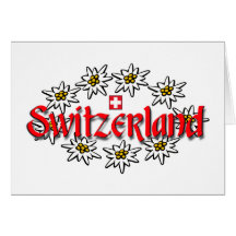 Switzeralnd Edelweiss Karte