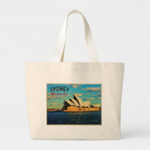 Sydney Australien Leinentasche