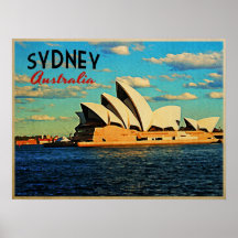 Sydney Australien Plakatdruck