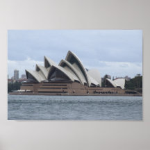 Sydney-Opernhaus im Sonnenlicht unterstützt durch  Plakatdrucke
