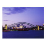 Sydney-Opernhaus und Hafen, neuer Süden 2 Postkarten