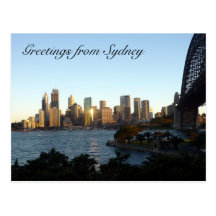 Sydney-Skyline Postkarte