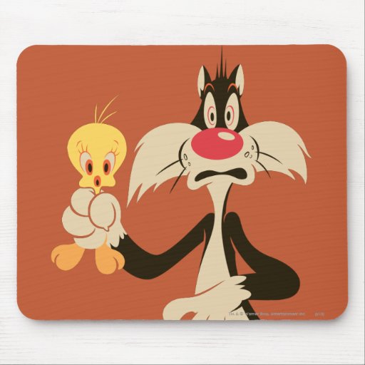 Sylvester mit Tweety Mauspads