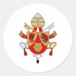 Symbol BXVI Papst-Coat Emblem Heraldry Official Runder Sticker