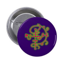 Symbol Dämon demon Asmodäus Asmodis Anstecknadel